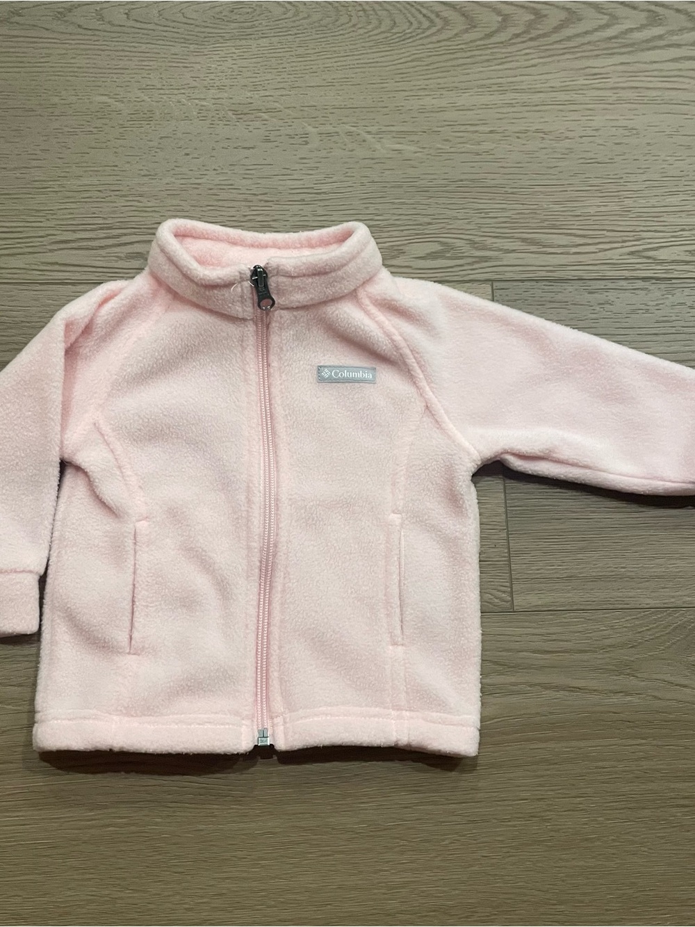 Columbia Baby Pink Fleece Jacket Girl’s Size 6-12M